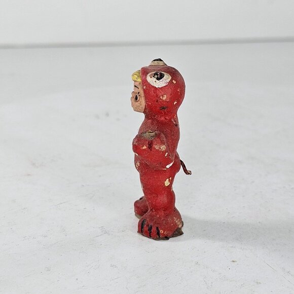 Vintage Spanish Mud People Devil Figurine Terracotta Halloween - Picture 4 of 7